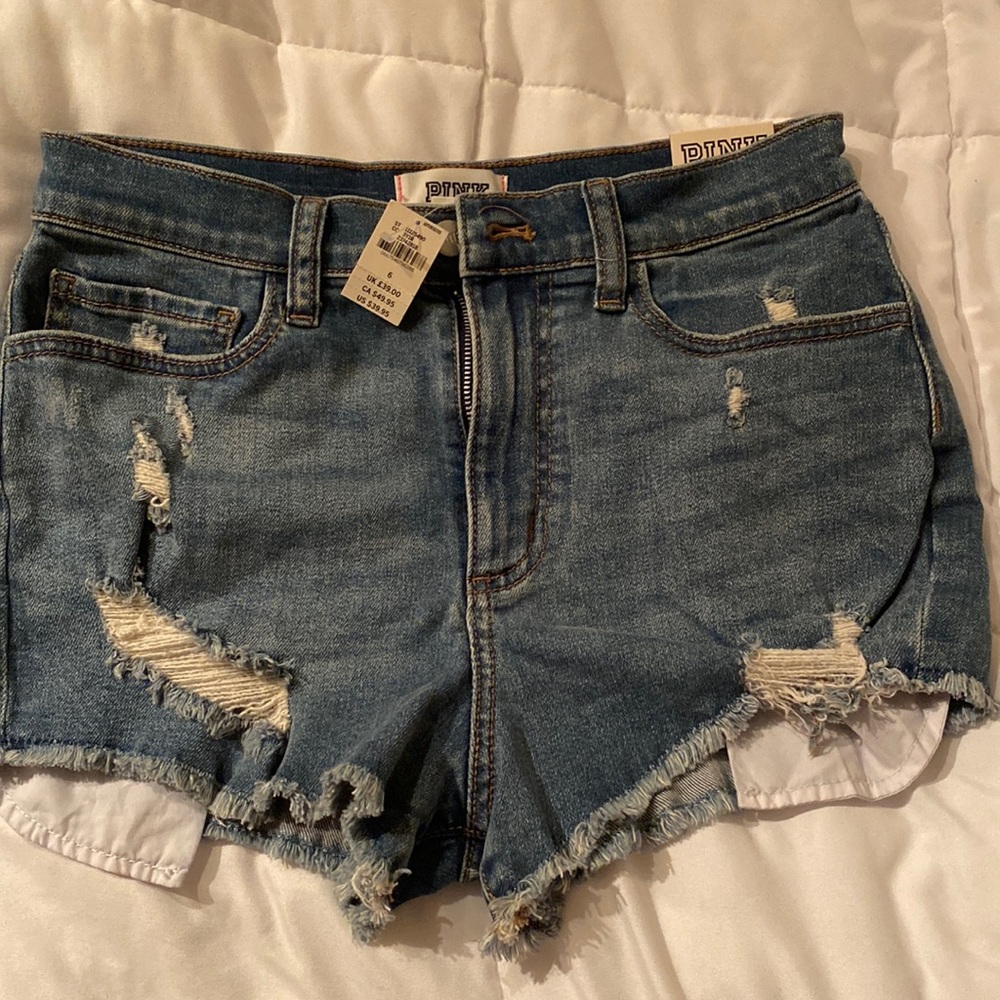 PINK Victoria Secret high waisted shorts NWT